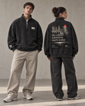 HALT. The Calmer Tomorrow Oversized Quarter Zip Sweatshirt