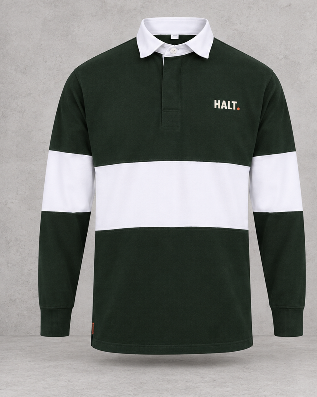 HALT. Pause Line Rugby Shirt