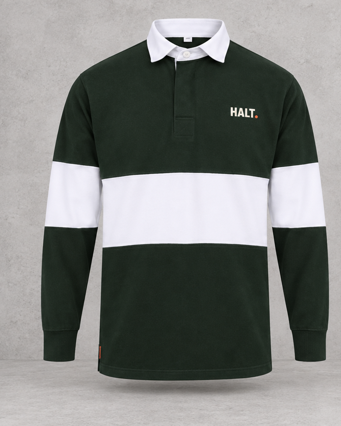 HALT. Pause Line Rugby Shirt